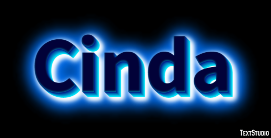 Cinda Efeito de texto