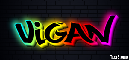 Vigan Tekst Effect