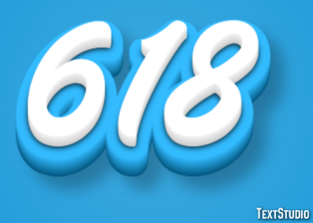618 Text Effect