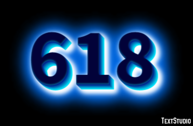 618 Text Effect