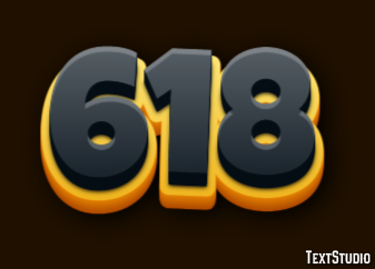 618 Text Effect