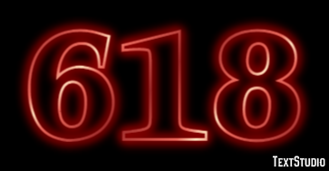 618 Text Effect