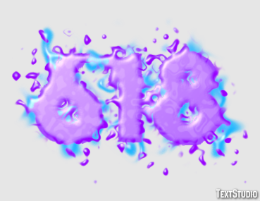 618 Text Effect