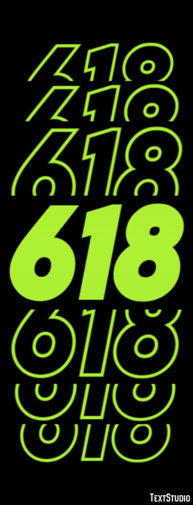 618 Text Effect