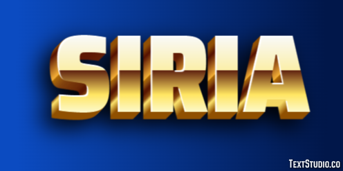 Siria Effetto testo