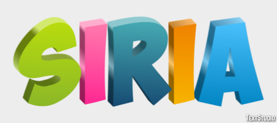 Siria Effetto testo