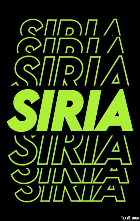 Siria Effetto testo