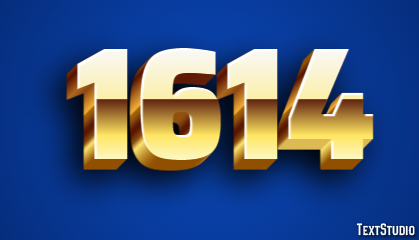 1614 Texteffekt