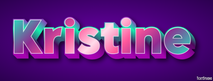 Kristine Efecto de texto