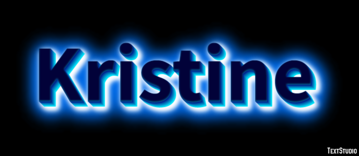 Kristine Efecto de texto