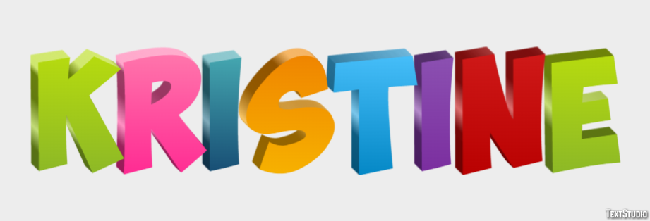 Kristine Efecto de texto