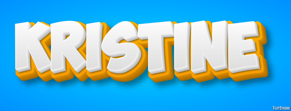 Kristine Text Effect