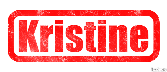 Kristine Efecto de texto