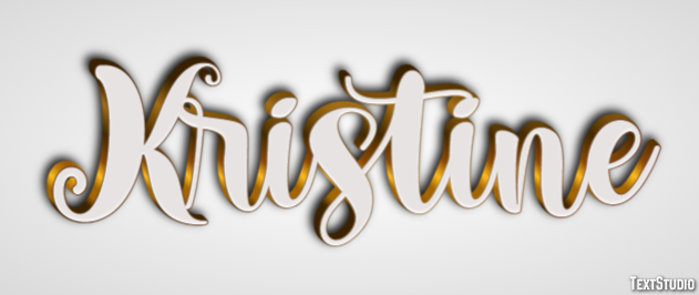 Kristine Text Effect