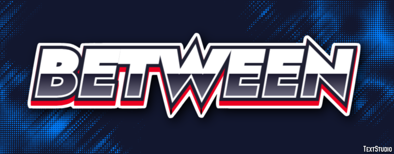 Between Text Effect