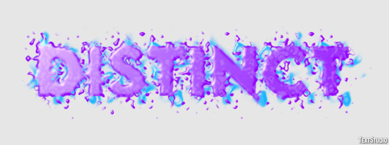 Distinct Text Effect
