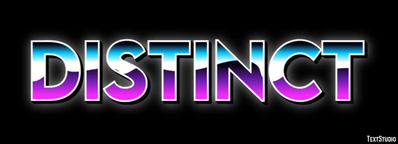 Distinct Text Effect