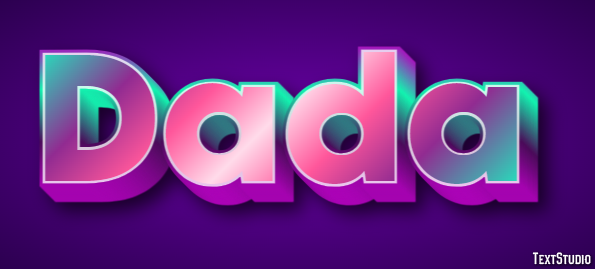 Dada Text Effect