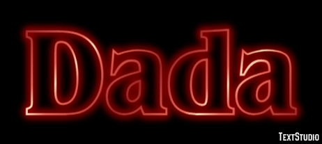 Dada Text effect