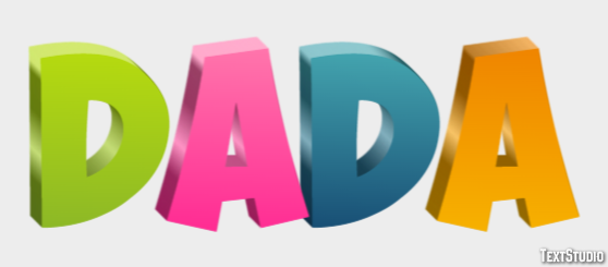 Dada Text Effect