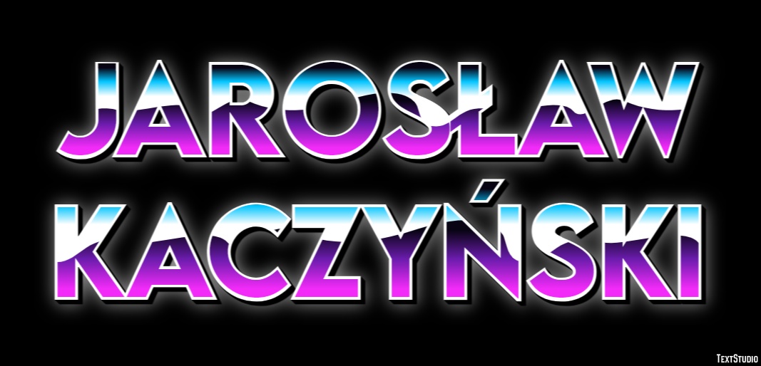 Jarosław Kaczyński Text Effect