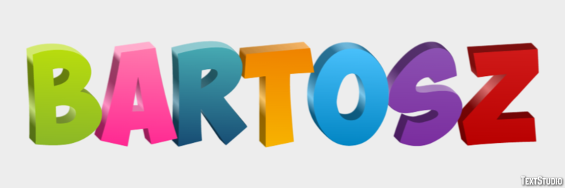 Bartosz Efekt tekstowy