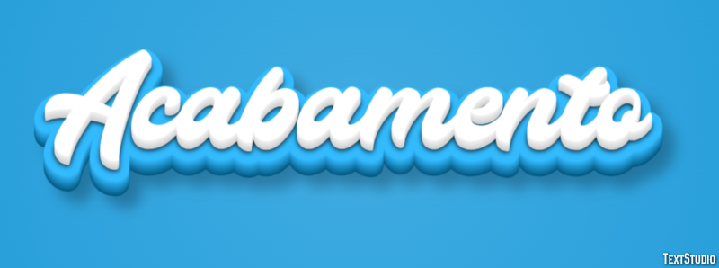 Acabamento Effet de texte