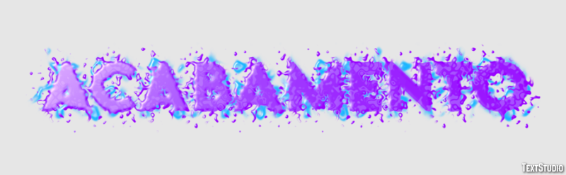Acabamento Effet de texte