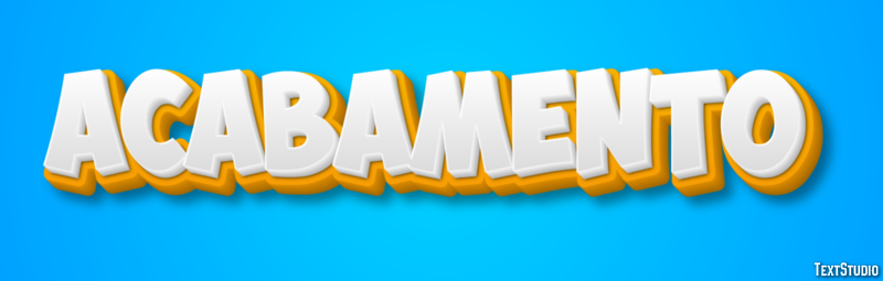 Acabamento Effet de texte