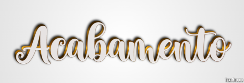 Acabamento Effet de texte