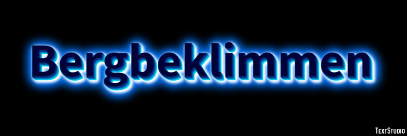 Bergbeklimmen Tekst Effect