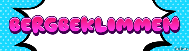 Bergbeklimmen Texteffekt