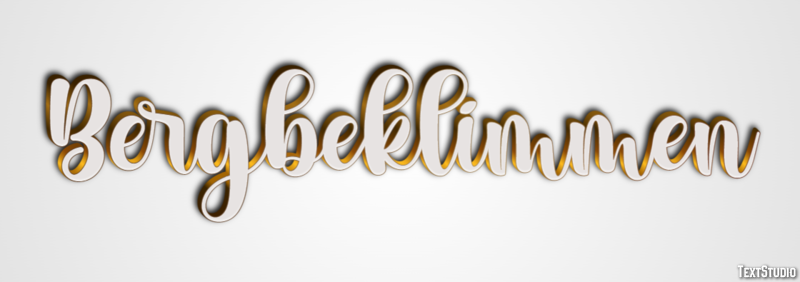 Bergbeklimmen Texteffekt