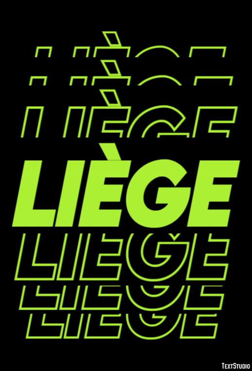 Liège Effetto testo