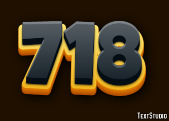 718 Efecto de Texto