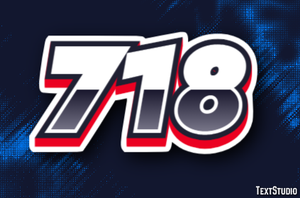 718 Efekt tekstowy