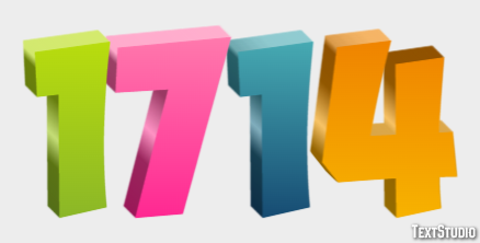 1714 テキスト効果
