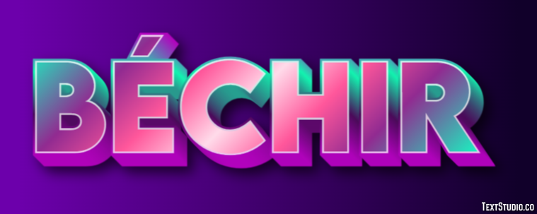 Béchir Efecto de texto
