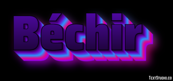 Béchir Efecto de texto