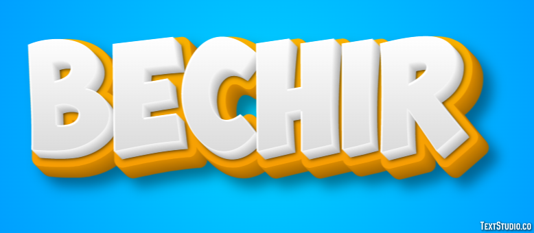 Béchir Texteffekt