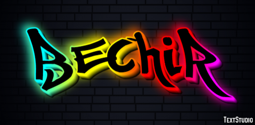 Béchir Efecto de texto