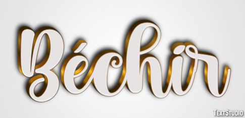 Béchir Efecto de texto