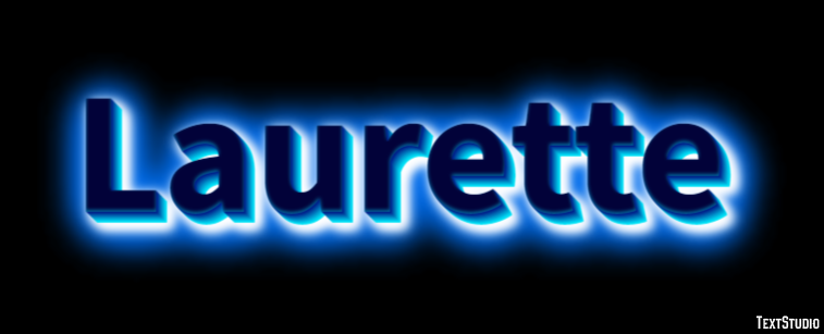 Laurette Эффект текста
