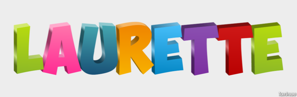 Laurette Текстовый эффект