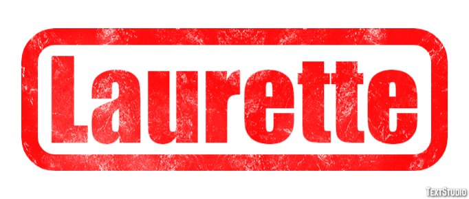 Laurette Текстовый эффект
