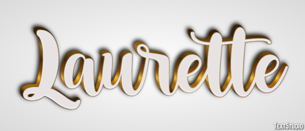 Laurette Текстовый эффект