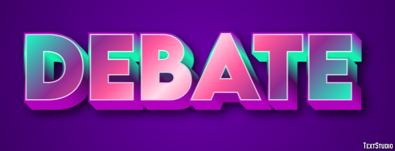 Debate Efecto de Texto