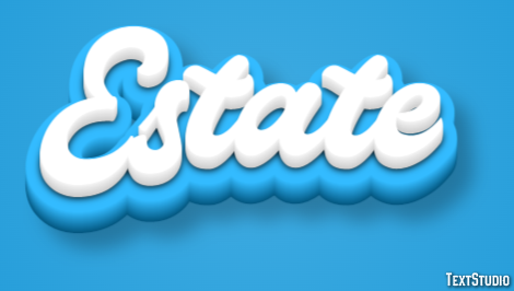 Estate Text Effect