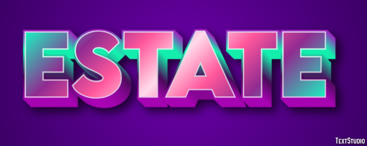 Estate Text Effect