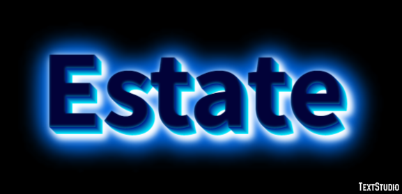 Estate Text Effect